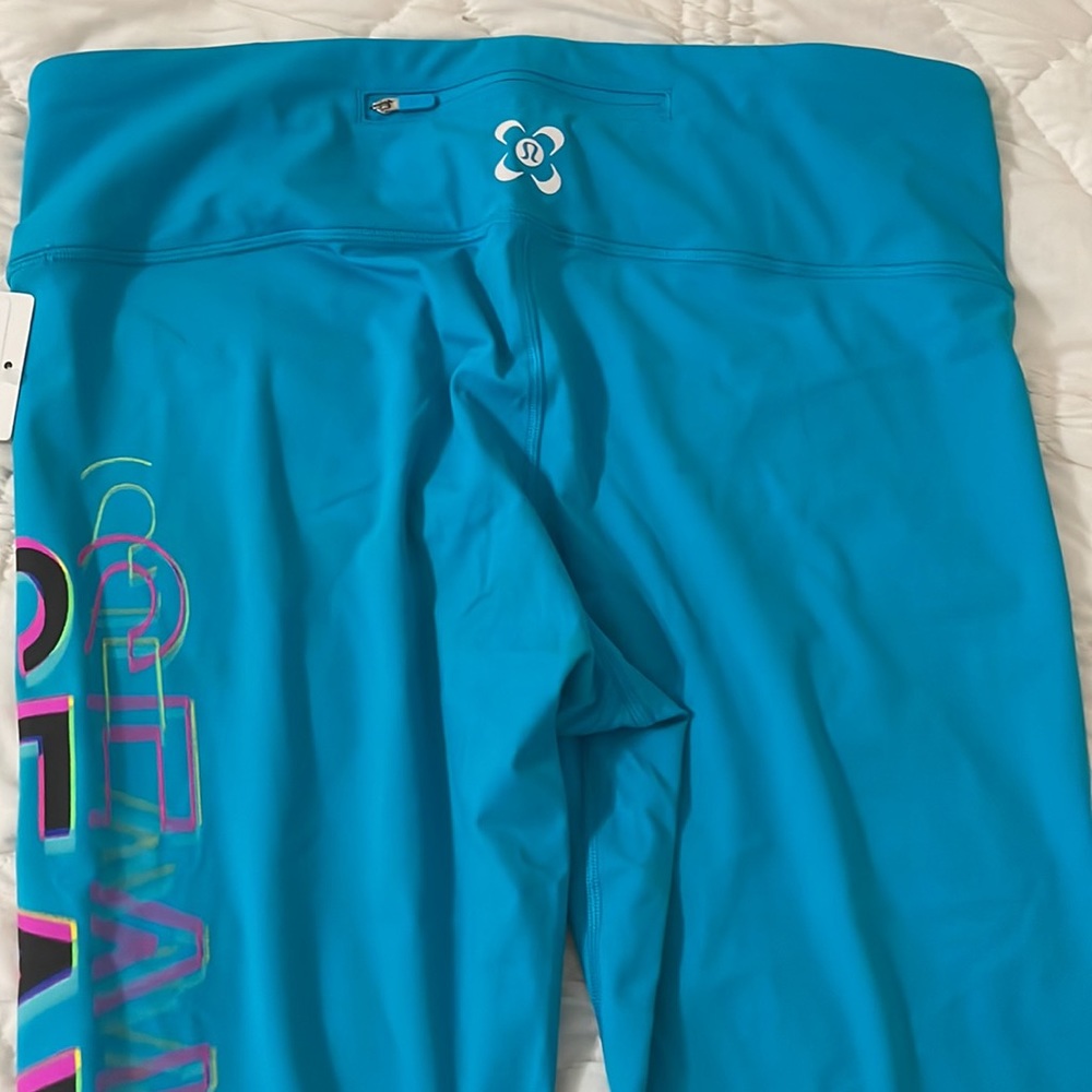 Lululemon Seawheeze Speed Wunder MR Tight 28” Turquoise Tide - Picture 6 of 9